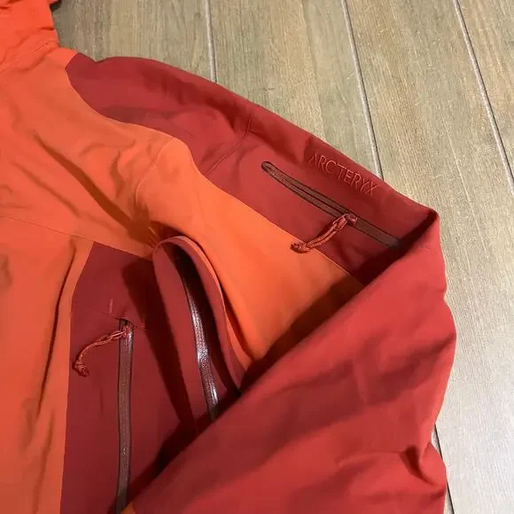 Arc’teryx Women’s M Ski Shell Jacket RECCO Avalanche Orange Hooded Snow - Picture 11 of 16